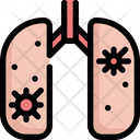 Lung Cancer Virus Icon