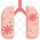Lung Cancer Virus Icon
