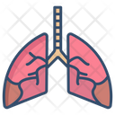 Lungs Pneumonia Corona Virus Icon