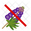 Lupine Plant Allergy Icon
