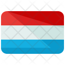 Luxembourg Flag Country Icon