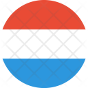 Luxembourg Flag World Icon