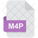 M 4 P Video File Format Icon