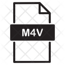 M 4 V Document File Icon