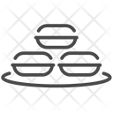 Macaron Scone Appetizer Icon