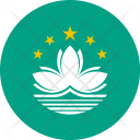 Macau Flag World Icon