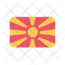 Macedonia Flag Country Icon