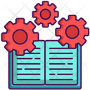 Machine Learning Automation Book Mechanism Icon