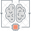 Machine Thinking Thinking Brain Icon