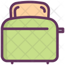 Machine, Toaster, Breakfast, Tool, Cooking, Household, Kitchen Icon