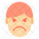 Mad Emotion Face Icon