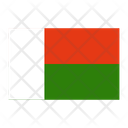Madagaskar Flag Nation Icon
