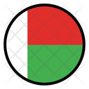 Madagascar Nation Country Icon