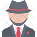 Mafioso Hat Costume Icon