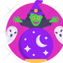 Halloween Magic Ball Scary Icon