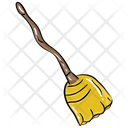 Magic Broom Broomstick Cleaning Broom Icon