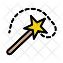 Wizard Wand Stick Icon