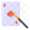 Magic Card Trick Magic Trick Circus Trick Icon