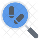Magnifier Footprint Search Icon