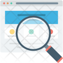 Magnifying Search Web Icon