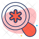 Magnifier Hospital Doctor Icon
