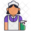Maid Cleaner Housekeeper Icon