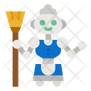 Maid Robot Icon