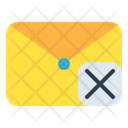 Mail Message Cross Icon