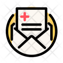Medical Cross Mail Icon