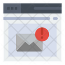Mail Alert Email Alert Mail Warning Icon
