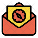 Mail Compass Icon