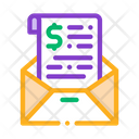 Invoice Message Envelope Icon