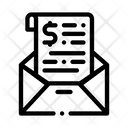 Invoice Message Envelope Icon