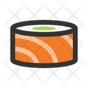 Maki Sushi Seafood Icon