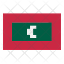 Maldives Flag Nation Icon