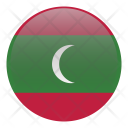 Maldives National Country Icon
