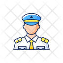 Male Chief Officer Icon