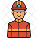 Male Firefighter Firefighter Male Icon
