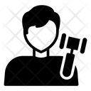 Male Judge Icon