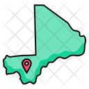 Mali Map Icon