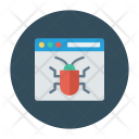Malware Webpage Virus Icon