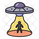 Man Abduction Alien Abduction Ufo Abduction Icon