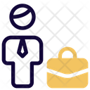 Man Briefcase Icon