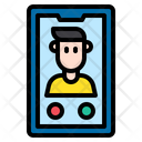 Man Call Man Smartphone Icon