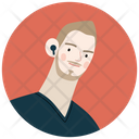 Man Listening Music  Icon
