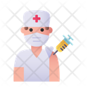 Man Nurse Vaccination Man Nurse Icon