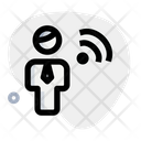 Man Wifi Icon