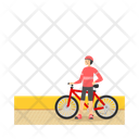 Man With Bike Icon