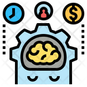 Management Brain Process Icon