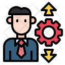 Bussiness Bussinessman Gear Icon